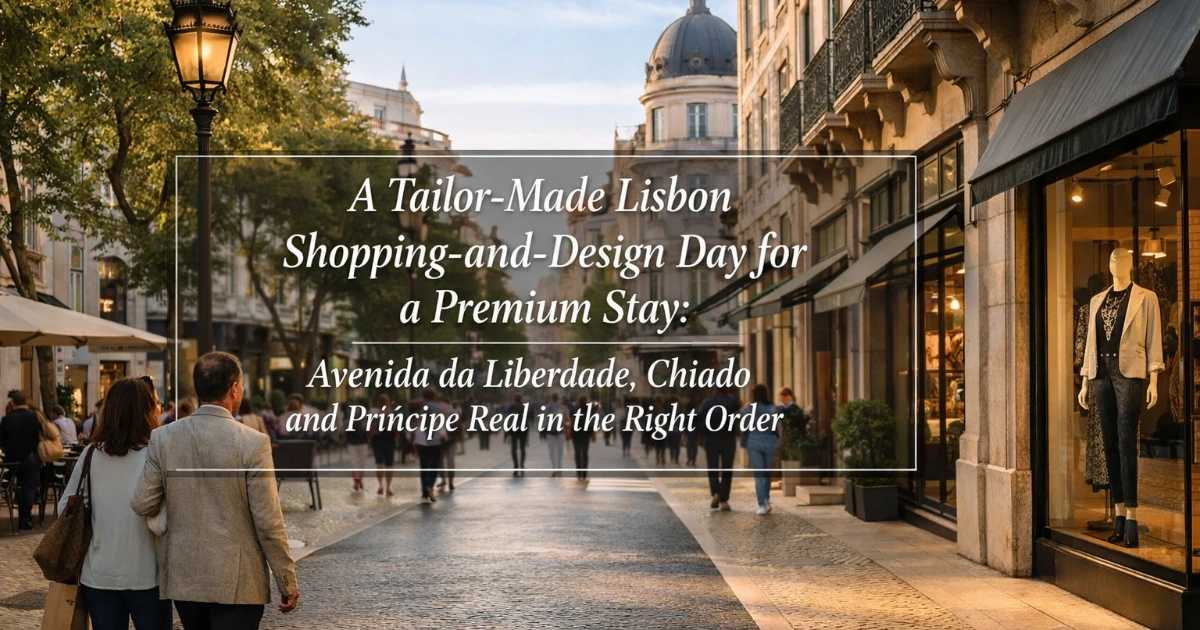 lisbon — A Tailor-Made Lisbon Shopping-and-Design Day for a Premium Stay: Avenida da Liberdade, Chiado and Príncipe Real in the Right Order