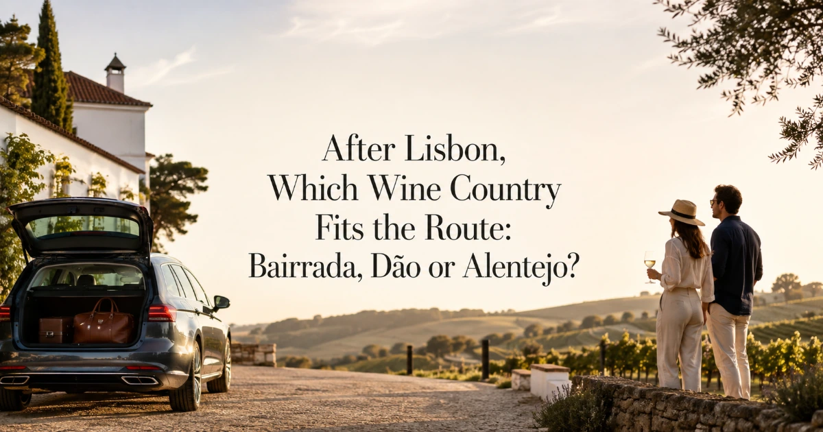 lisbon — After Lisbon, Which Wine Country Fits the Route: Bairrada, Dão or Alentejo?