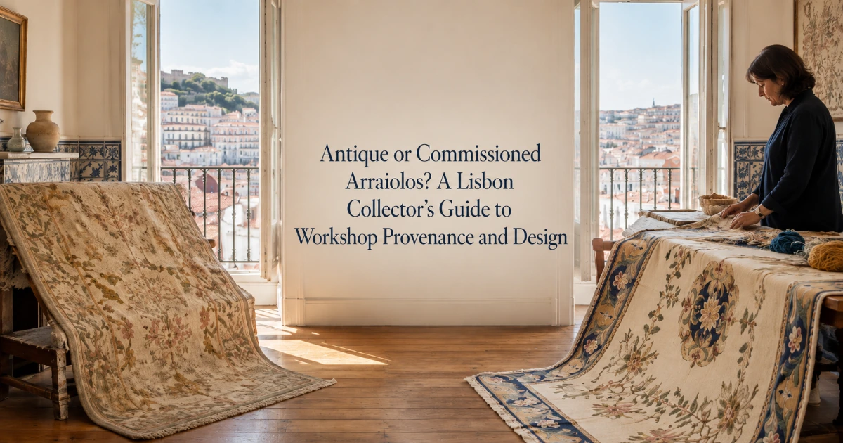 Lisbon — Antique or Commissioned Arraiolos? A Lisbon Collector’s Guide to Workshop Provenance and Design