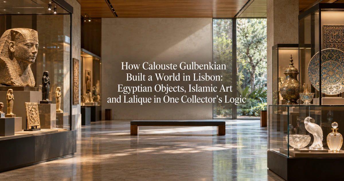 lisbon — How Calouste Gulbenkian Built a World in Lisbon: Egyptian Objects, Islamic Art and Lalique in One Collector’s Logic