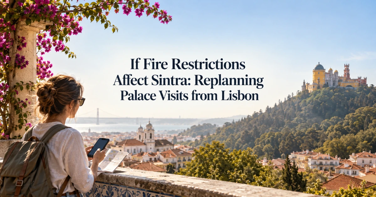 Lisbon — If Fire Restrictions Affect Sintra: Replanning Palace Visits from Lisbon