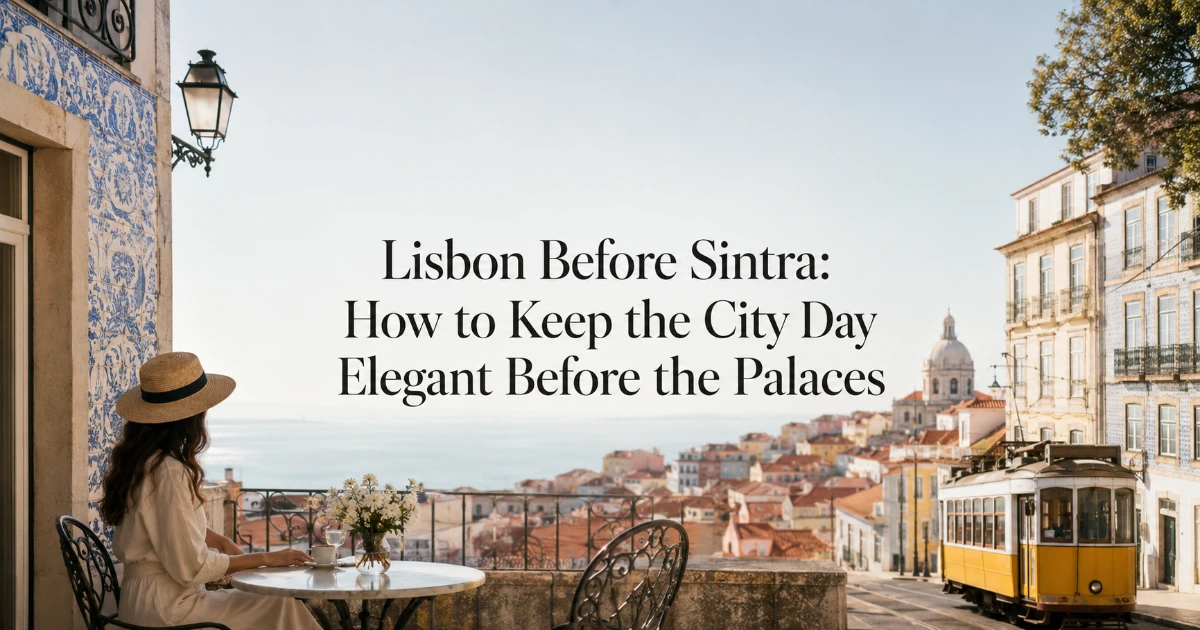 lisbon — Lisbon Before Sintra: How to Keep the City Day Elegant Before the Palaces