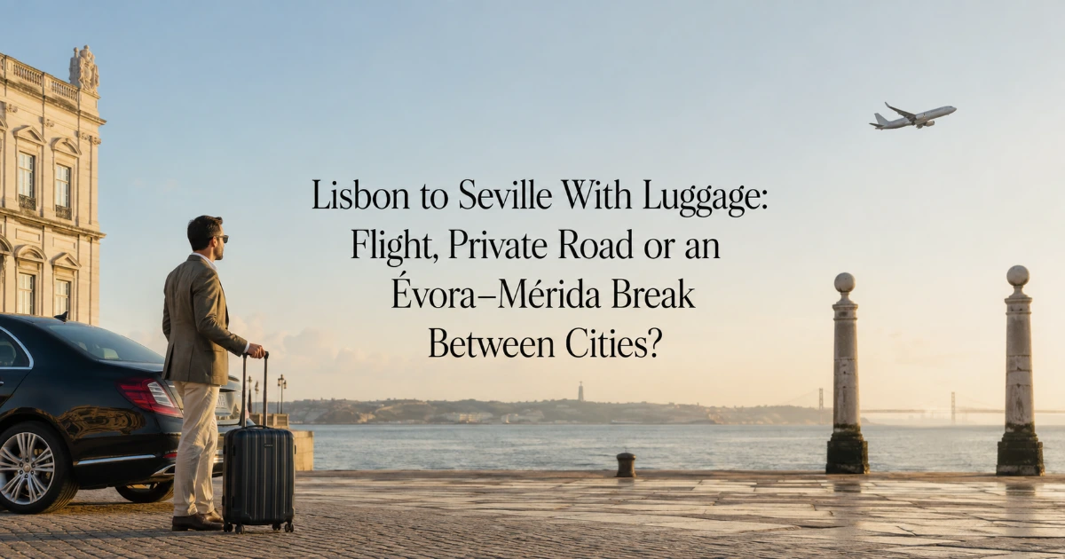Lisbon — Lisbon to Seville With Luggage: Flight, Private Road or an Évora–Mérida Break Between Cities?