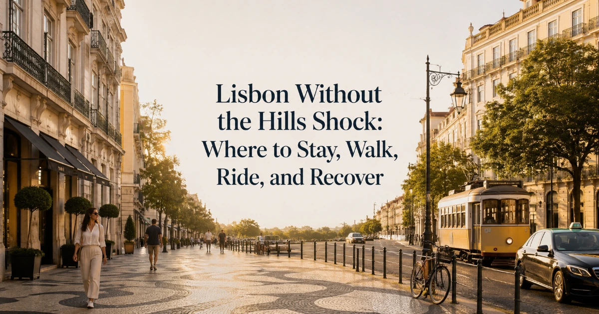 Lisbon — Lisbon Without the Hills Shock: Where to Stay, Walk, Ride, and Recover