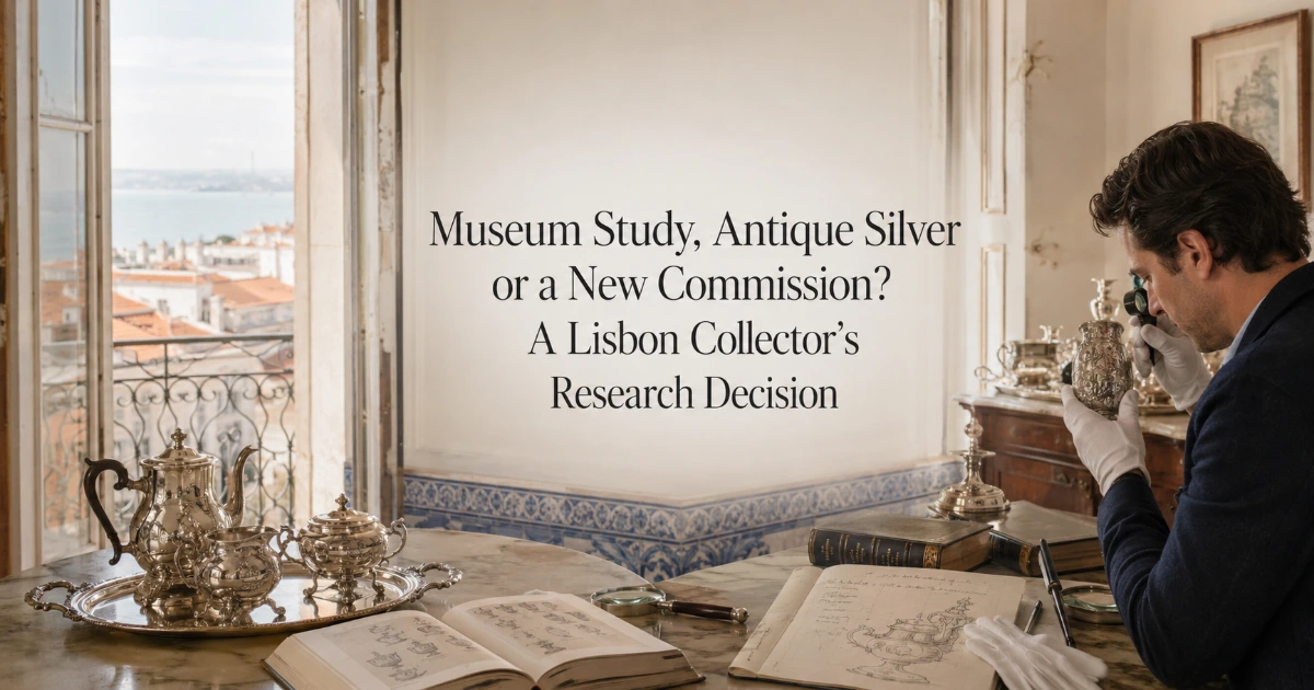 Lisbon — Museum Study, Antique Silver or a New Commission? A Lisbon Collector’s Research Decision