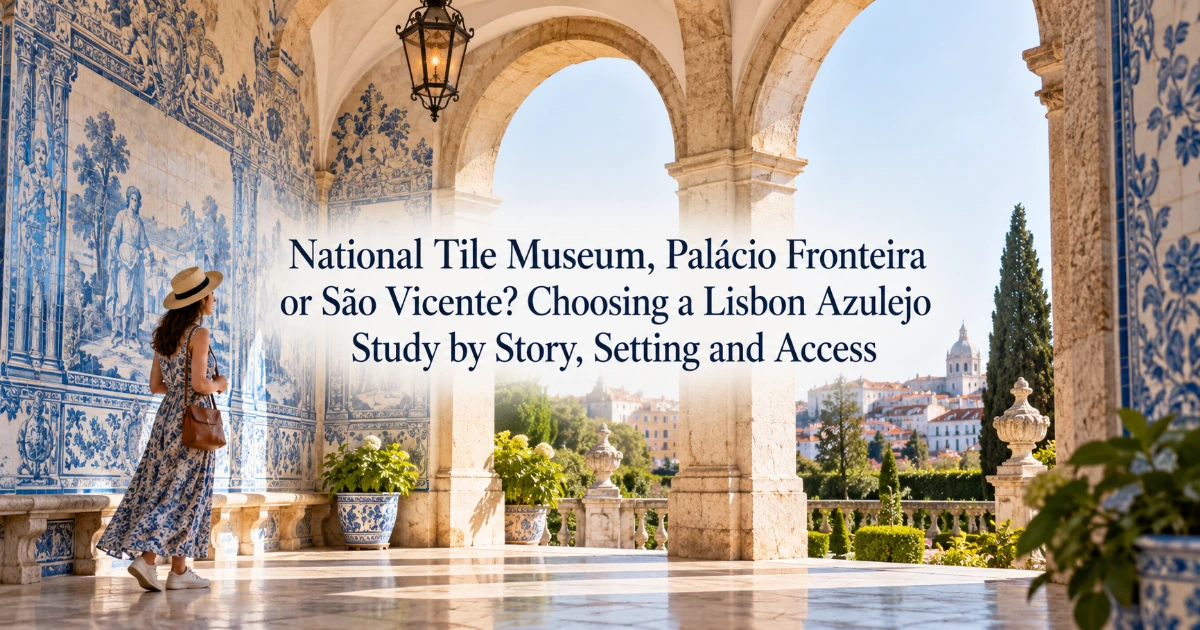 lisbon — National Tile Museum, Palácio Fronteira or São Vicente? Choosing a Lisbon Azulejo Study by Story, Setting and Access