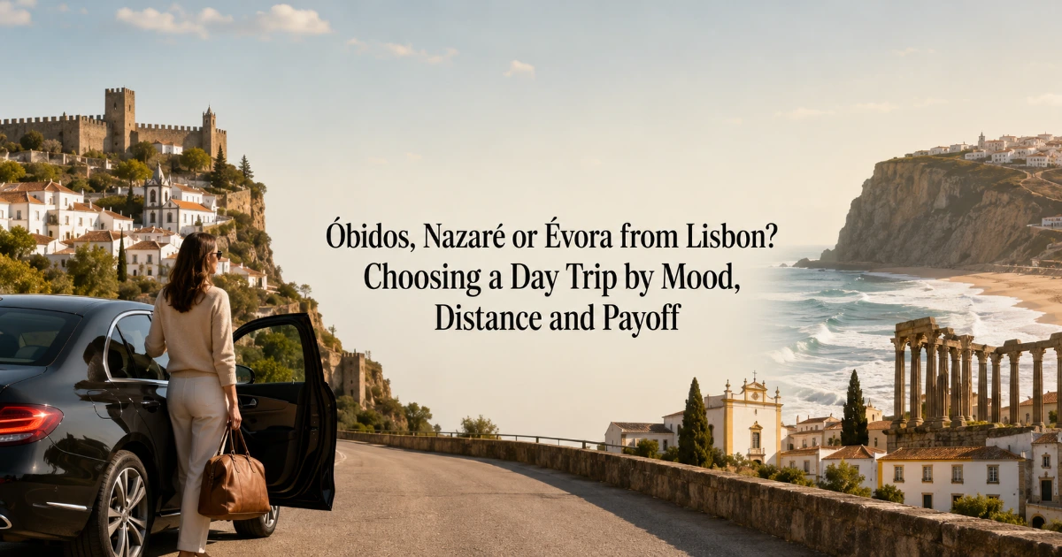 Lisbon — Óbidos, Nazaré or Évora from Lisbon? Choosing a Day Trip by Mood, Distance and Payoff