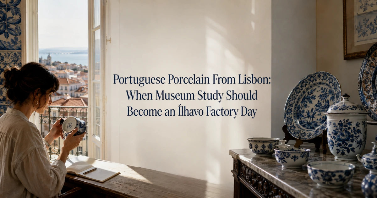 lisbon — Portuguese Porcelain From Lisbon: When Museum Study Should Become an Ílhavo Factory Day