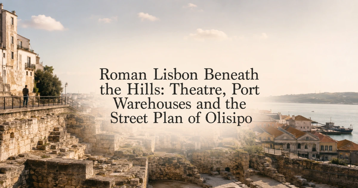 Lisbon — Roman Lisbon Beneath the Hills: Theatre, Port Warehouses and the Street Plan of Olisipo