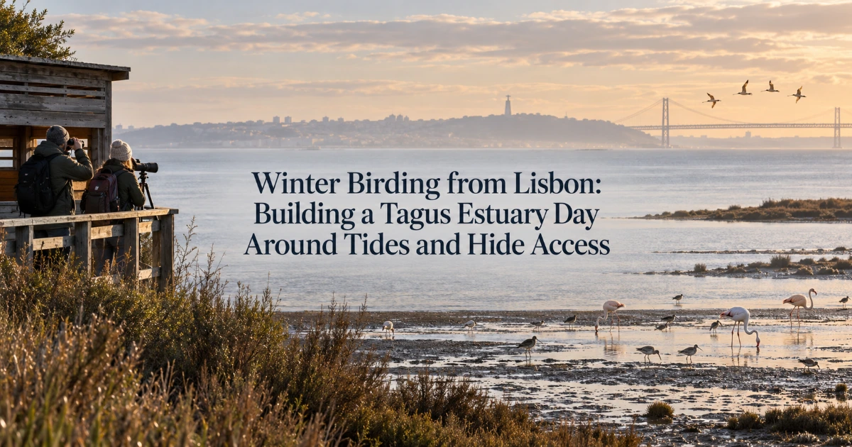 Lisbon — Winter Birding from Lisbon: Building a Tagus Estuary Day Around Tides and Hide Access
