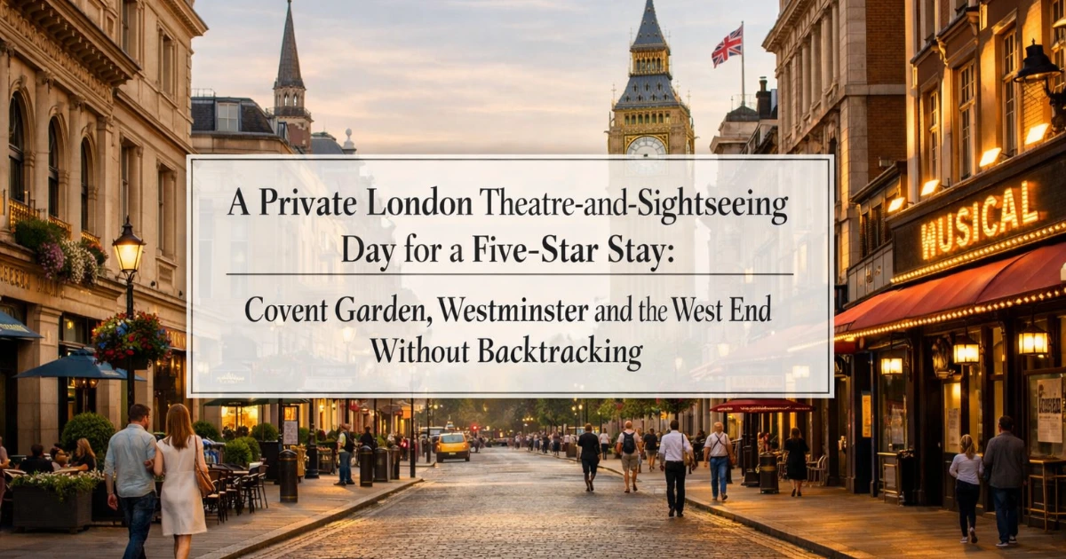 london — A Private London Theatre-and-Sightseeing Day for a Five-Star Stay: Covent Garden, Westminster and the West End Without Backtracking