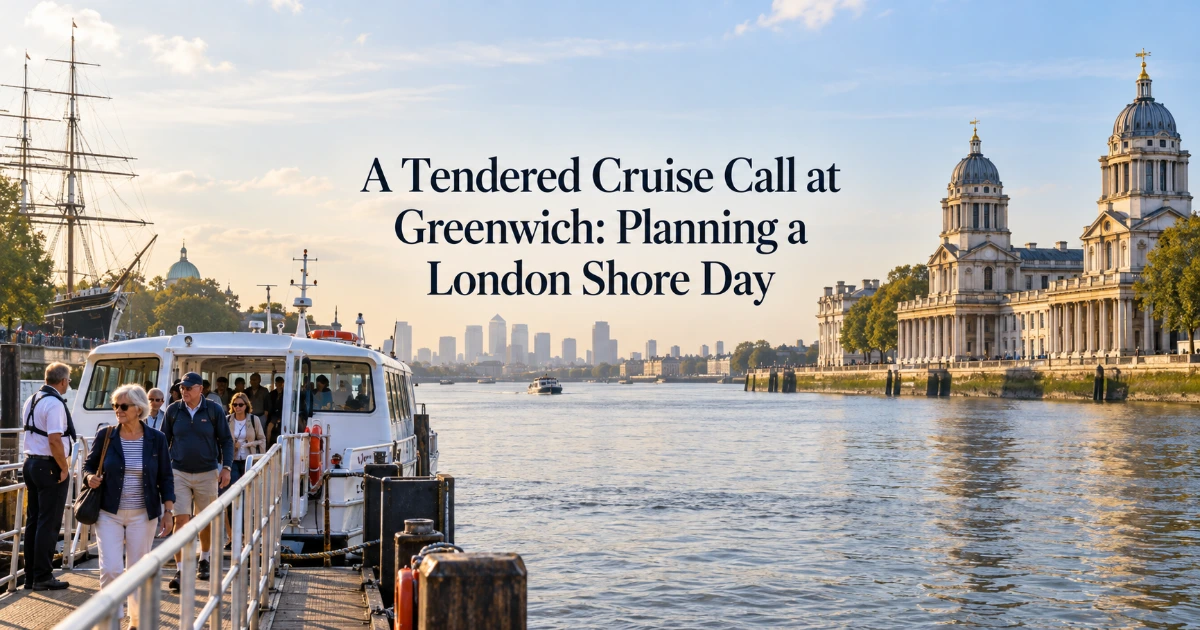 London — A Tendered Cruise Call at Greenwich: Planning a London Shore Day