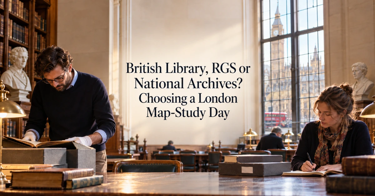 london — British Library, RGS or National Archives? Choosing a London Map-Study Day