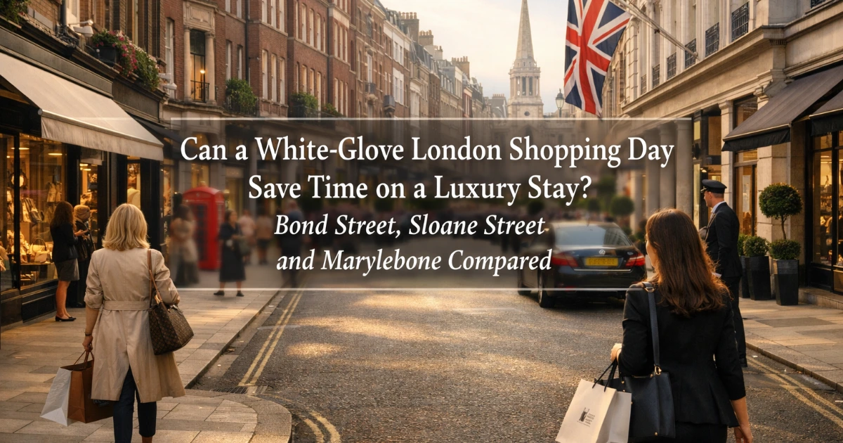 london — Can a White-Glove London Shopping Day Save Time on a Luxury Stay? Bond Street, Sloane Street and Marylebone Compared