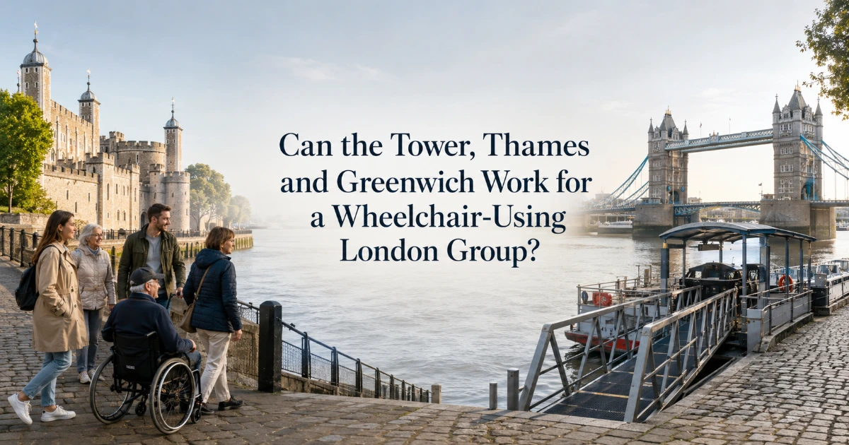 London — Can the Tower, Thames and Greenwich Work for a Wheelchair-Using London Group?