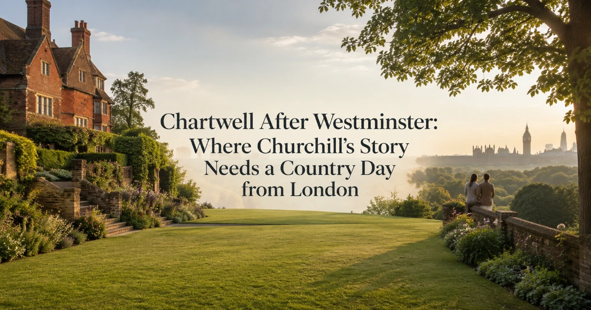 london — Chartwell After Westminster: Where Churchill’s Story Needs a Country Day from London