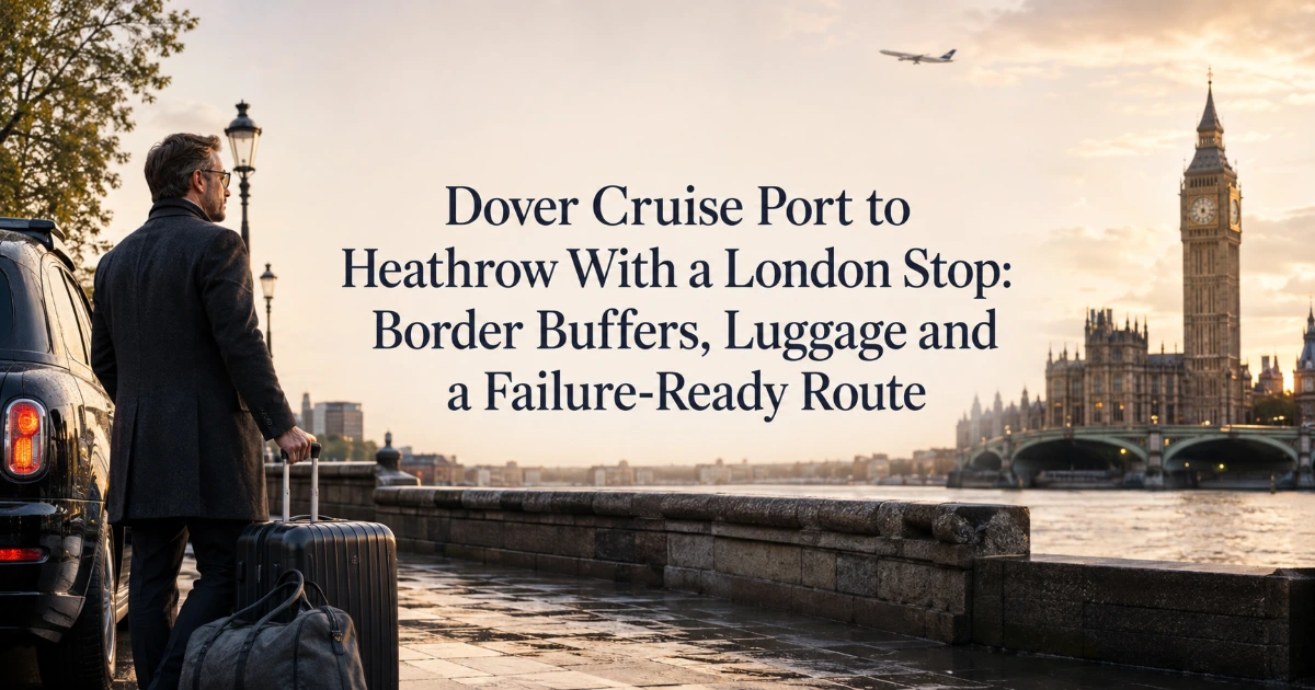 London — Dover Cruise Port to Heathrow With a London Stop: Border Buffers, Luggage and a Failure-Ready Route