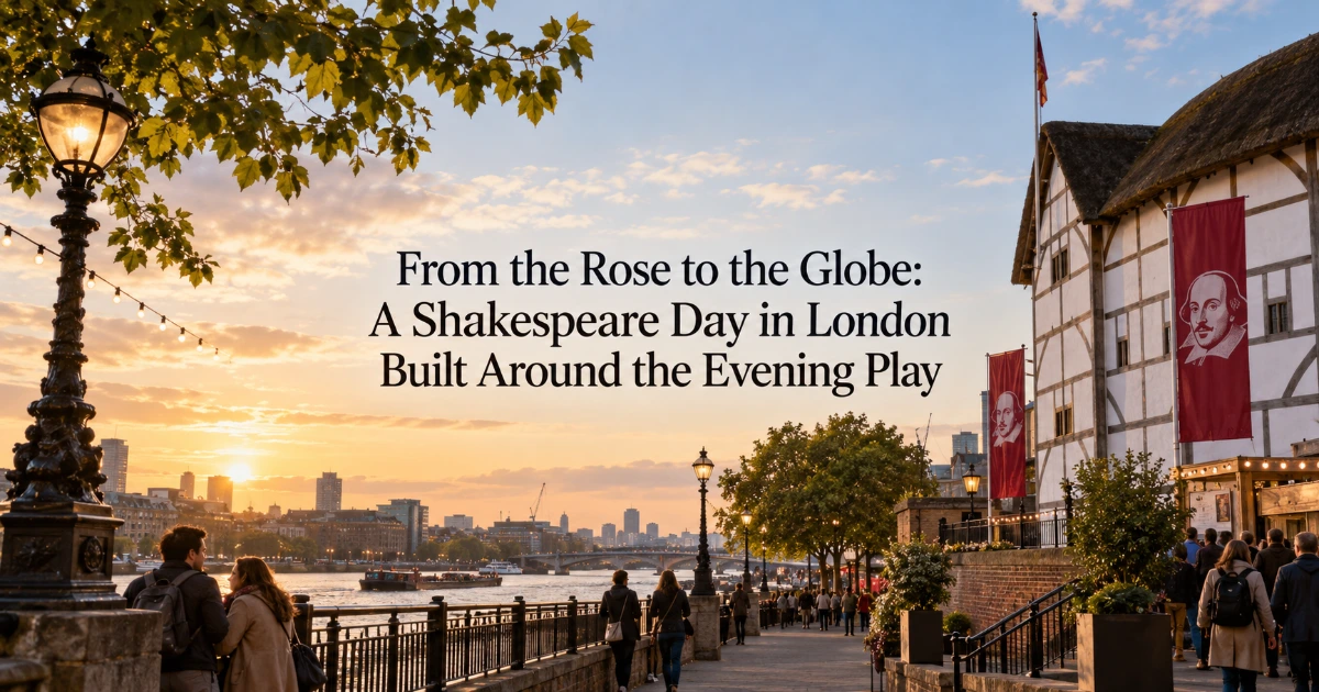 London — From the Rose to the Globe: A Shakespeare Day in London Built Around the Evening Play