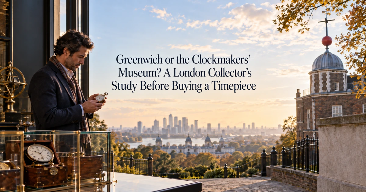 London — Greenwich or the Clockmakers' Museum? A London Collector's Study Before Buying a Timepiece