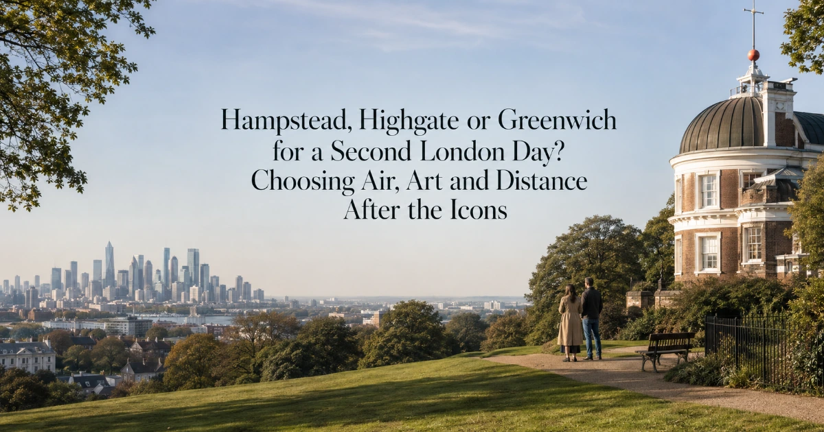 London — Hampstead, Highgate or Greenwich for a Second London Day? Choosing Air, Art and Distance After the Icons