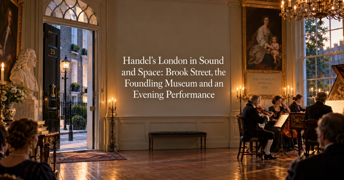 london — Handel’s London in Sound and Space: Brook Street, the Foundling Museum and an Evening Performance