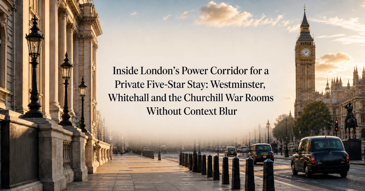 london — Inside London’s Power Corridor for a Private Five-Star Stay: Westminster, Whitehall and the Churchill War Rooms Without Context Blur
