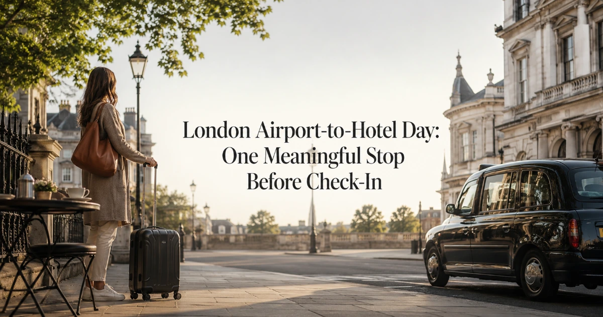 London — London Airport-to-Hotel Day: One Meaningful Stop Before Check-In