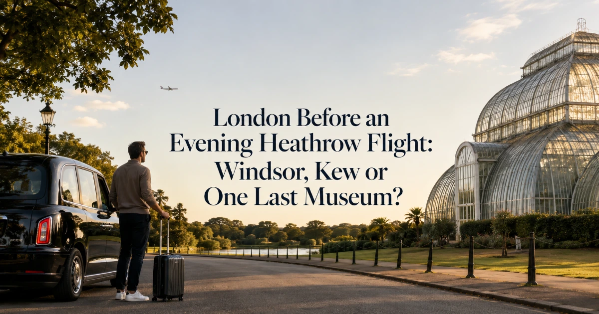 london — London Before an Evening Heathrow Flight: Windsor, Kew or One Last Museum?