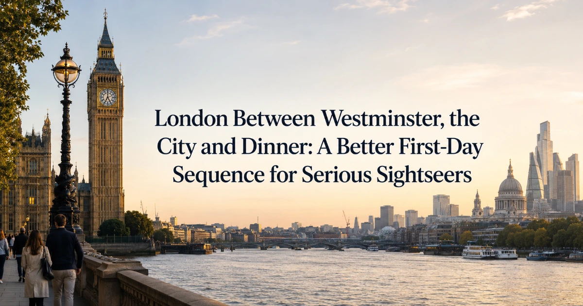 London — London Between Westminster, the City and Dinner: A Better First-Day Sequence for Serious Sightseers