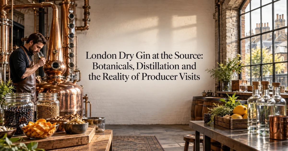 London — London Dry Gin at the Source: Botanicals, Distillation and the Reality of Producer Visits