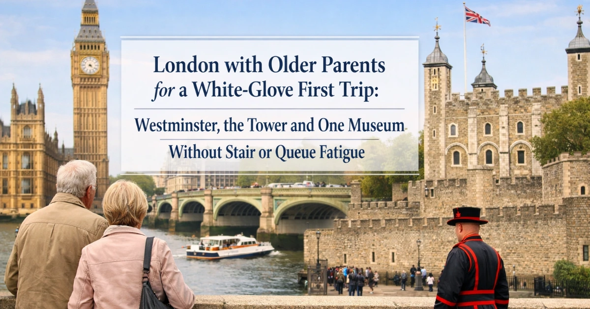 london — London with Older Parents for a White-Glove First Trip: Westminster, the Tower and One Museum Without Stair or Queue Fatigue