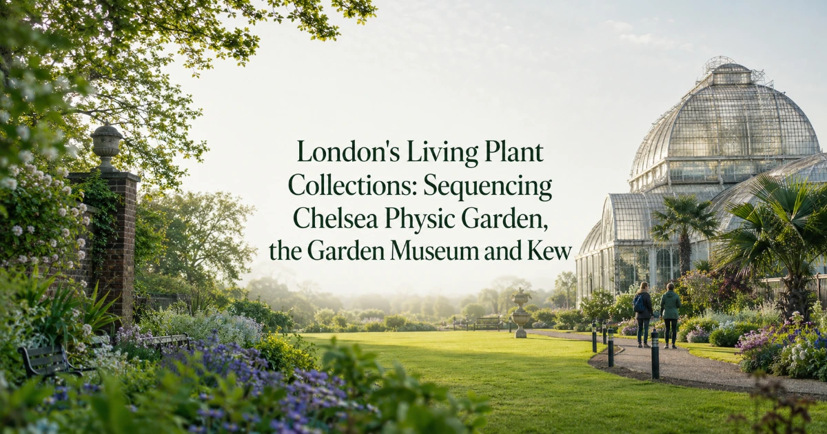 London — London's Living Plant Collections: Sequencing Chelsea Physic Garden, the Garden Museum and Kew