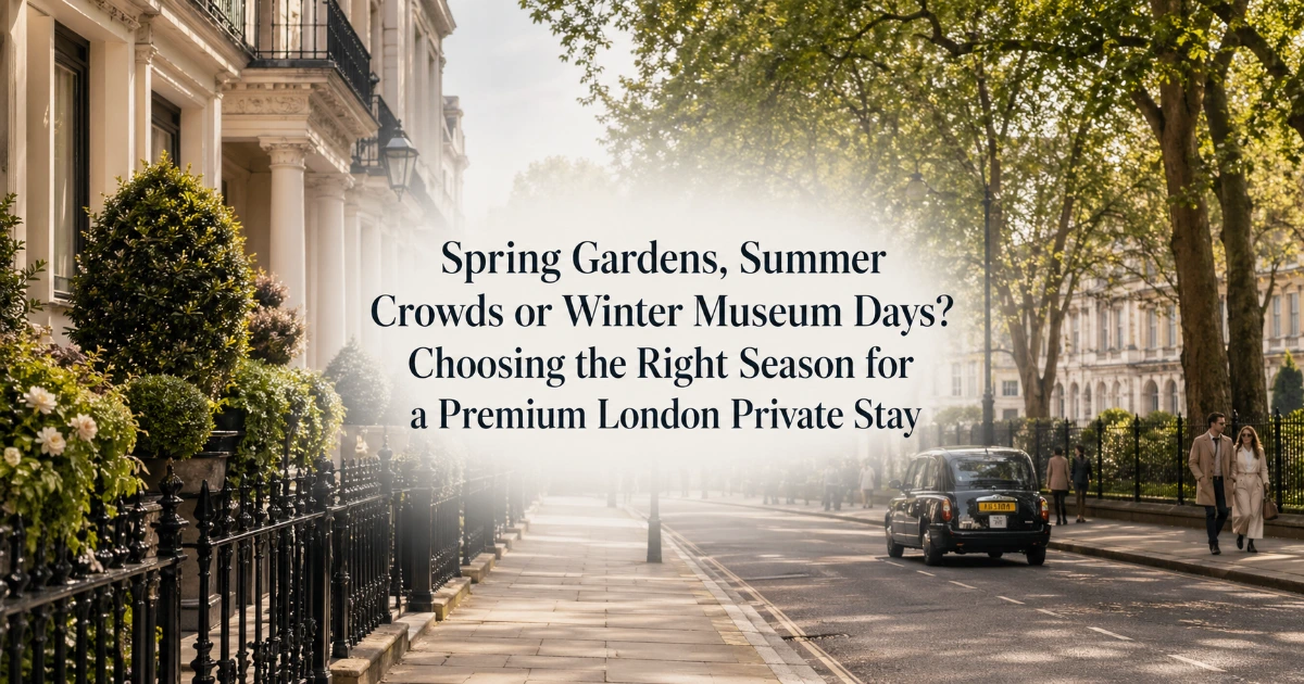 london — Spring Gardens, Summer Crowds or Winter Museum Days? Choosing the Right Season for a Premium London Private Stay