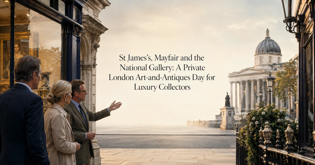 london — St James’s, Mayfair and the National Gallery: A Private London Art-and-Antiques Day for Luxury Collectors
