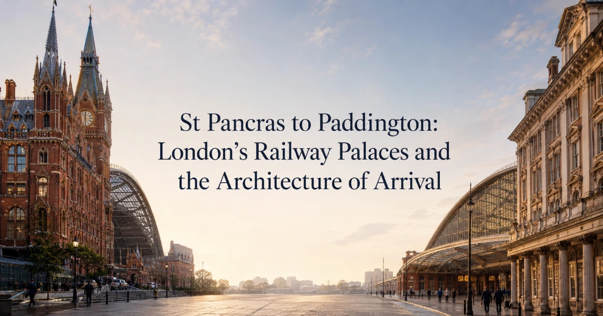 london — St Pancras to Paddington: London’s Railway Palaces and the Architecture of Arrival