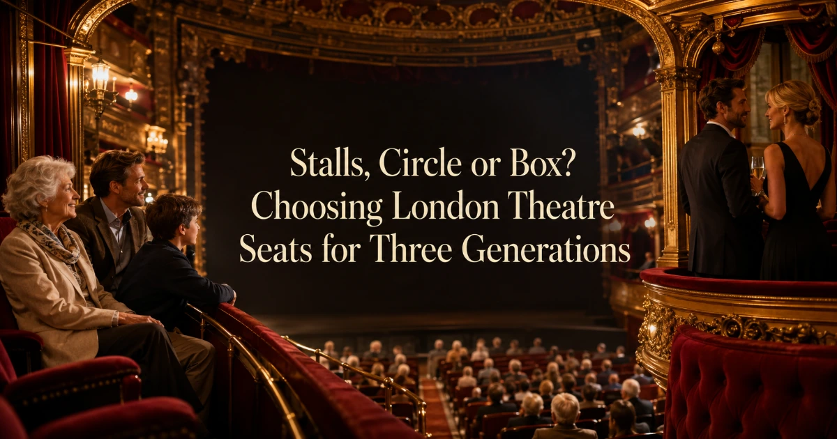 London — Stalls, Circle or Box? Choosing London Theatre Seats for Three Generations