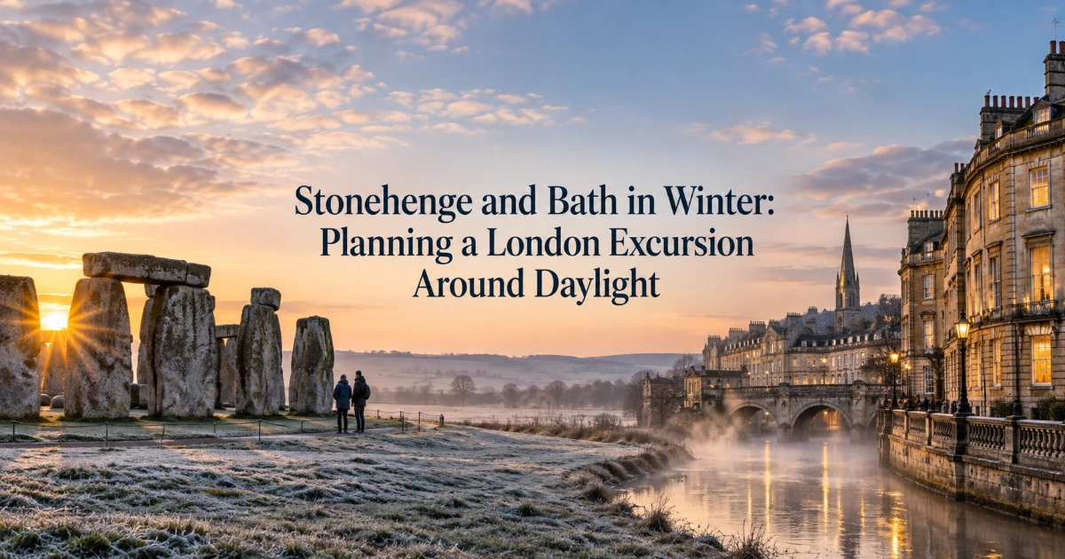 London — Stonehenge and Bath in Winter: Planning a London Excursion Around Daylight