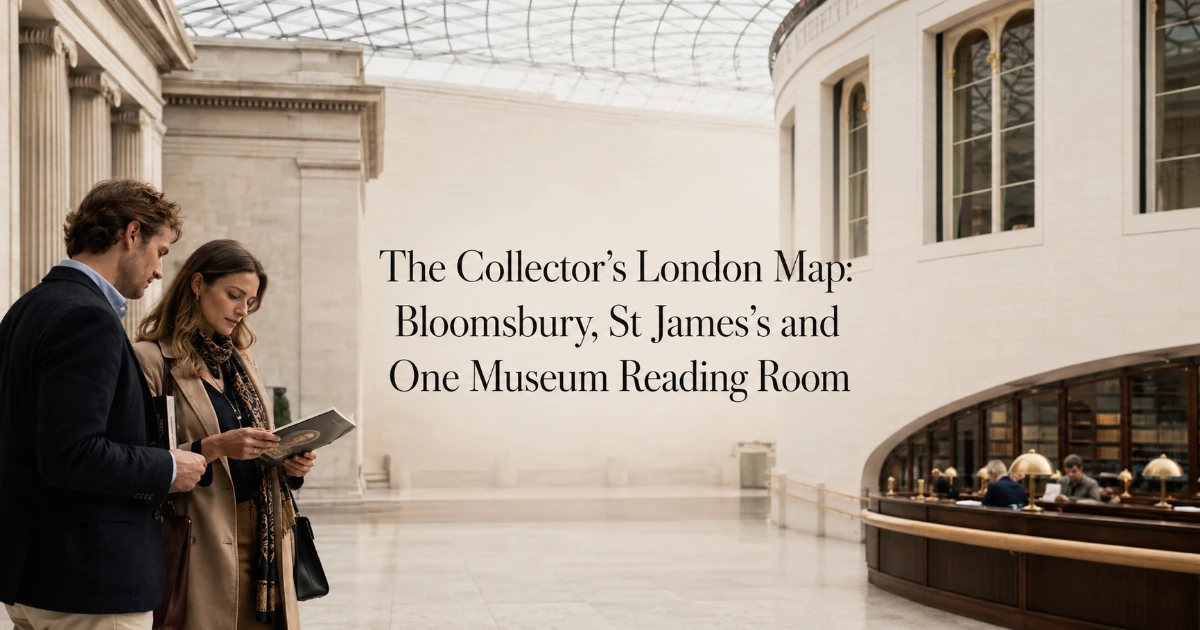 London — The Collector’s London Map: Bloomsbury, St James’s and One Museum Reading Room