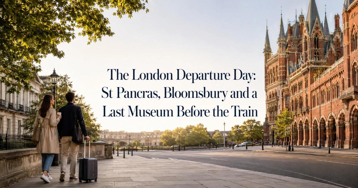 London — The London Departure Day: St Pancras, Bloomsbury and a Last Museum Before the Train