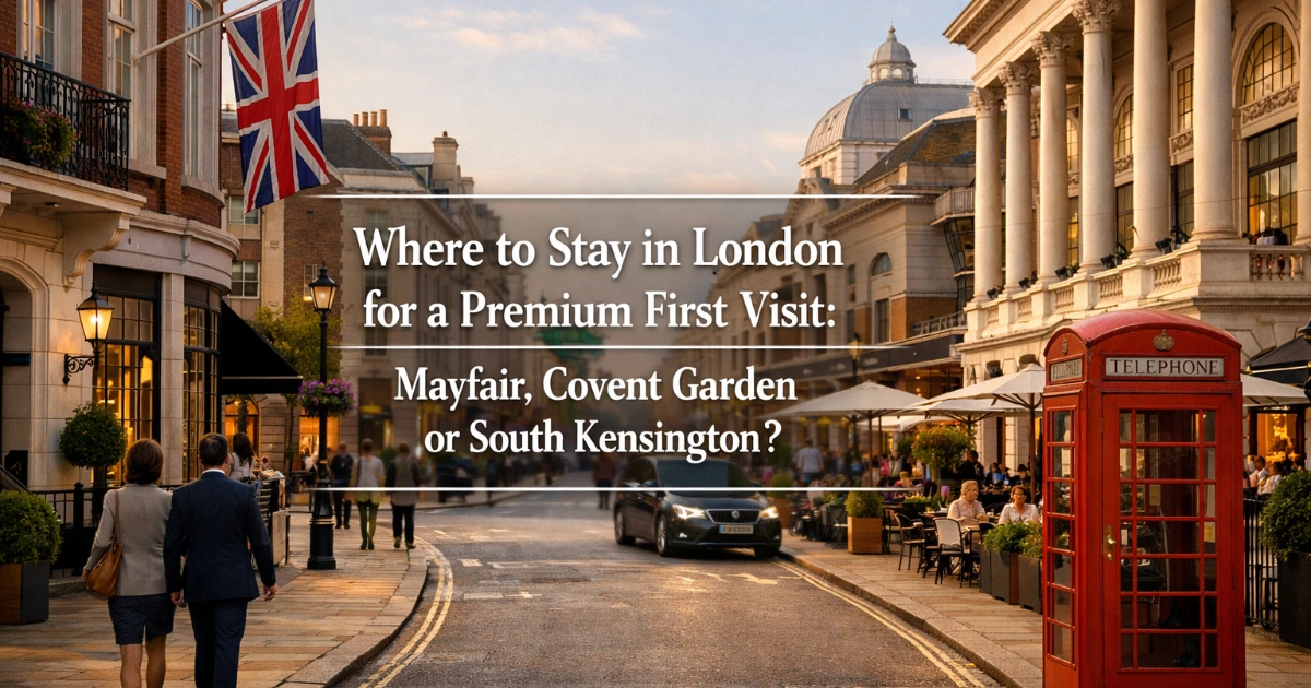 london — Where to Stay in London for a Premium First Visit: Mayfair, Covent Garden or South Kensington?