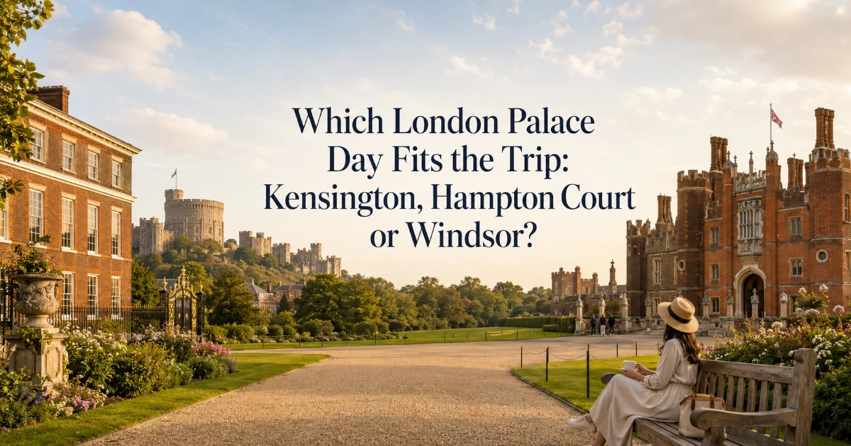 London — Which London Palace Day Fits the Trip: Kensington, Hampton Court or Windsor?