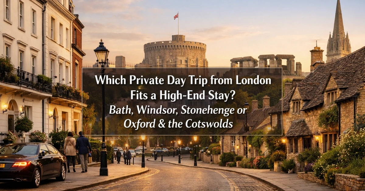 london — Which Private Day Trip from London Fits a High-End Stay? Bath, Windsor, Stonehenge or Oxford & the Cotswolds