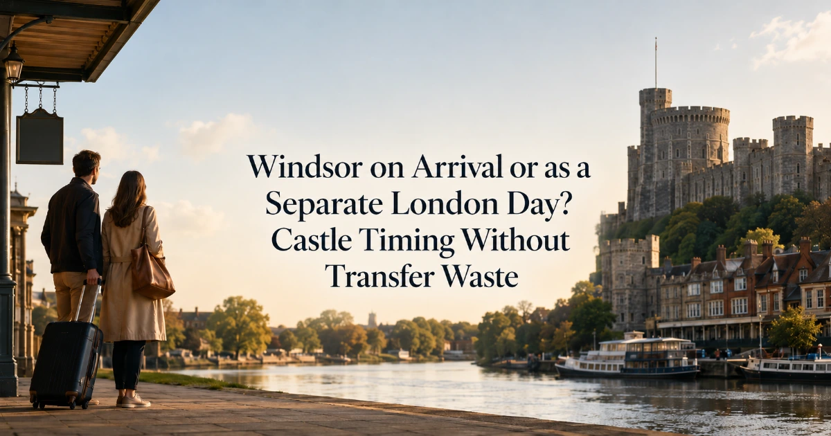 london — Windsor on Arrival or as a Separate London Day? Castle Timing Without Transfer Waste