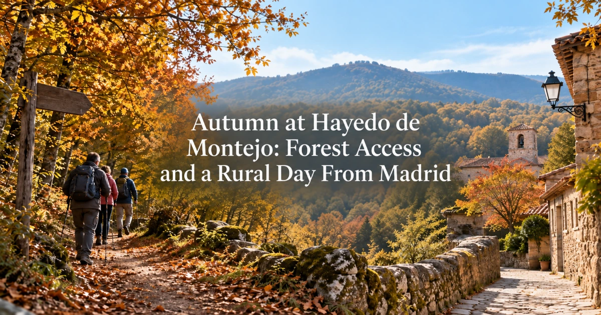 Madrid — Autumn at Hayedo de Montejo: Forest Access and a Rural Day From Madrid