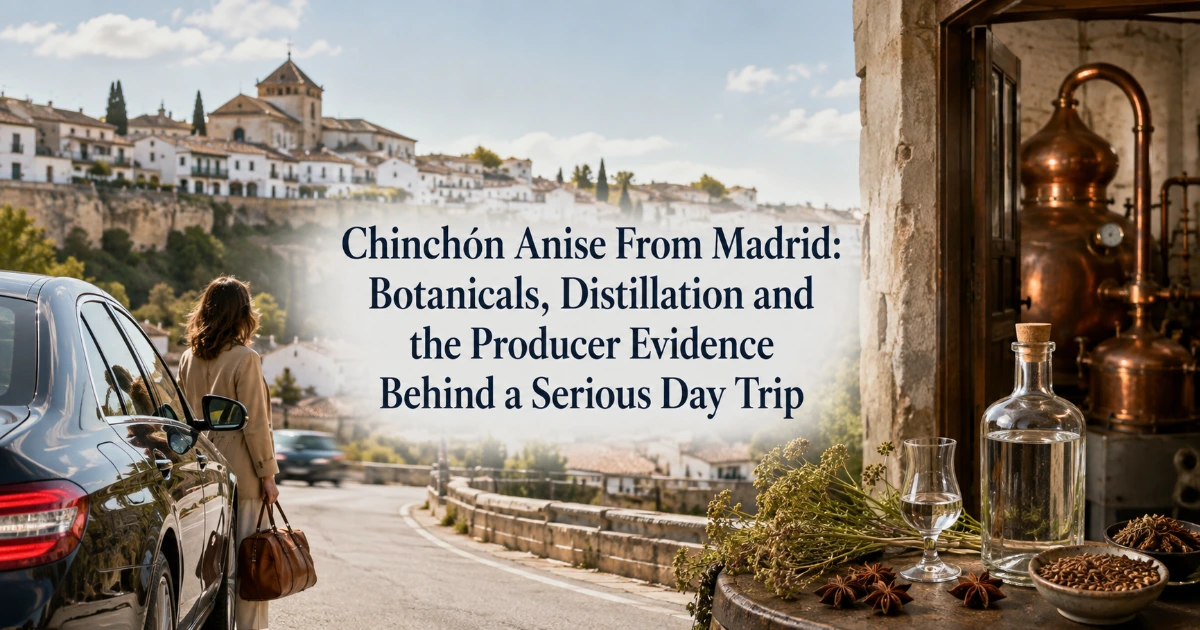 Madrid — Chinchón Anise From Madrid: Botanicals, Distillation and the Producer Evidence Behind a Serious Day Trip