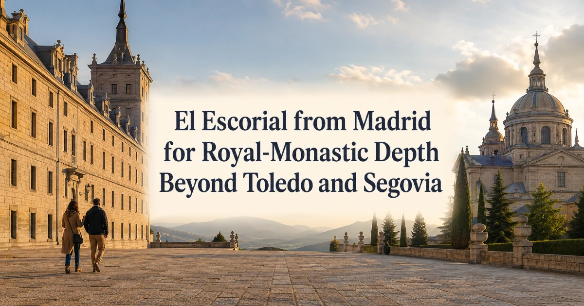 Madrid — El Escorial from Madrid for Royal-Monastic Depth Beyond Toledo and Segovia