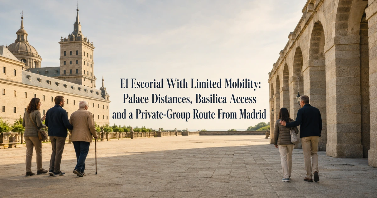 Madrid — El Escorial With Limited Mobility: Palace Distances, Basilica Access and a Private-Group Route From Madrid