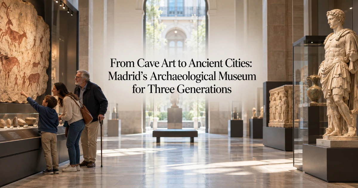 Madrid — From Cave Art to Ancient Cities: Madrid’s Archaeological Museum for Three Generations