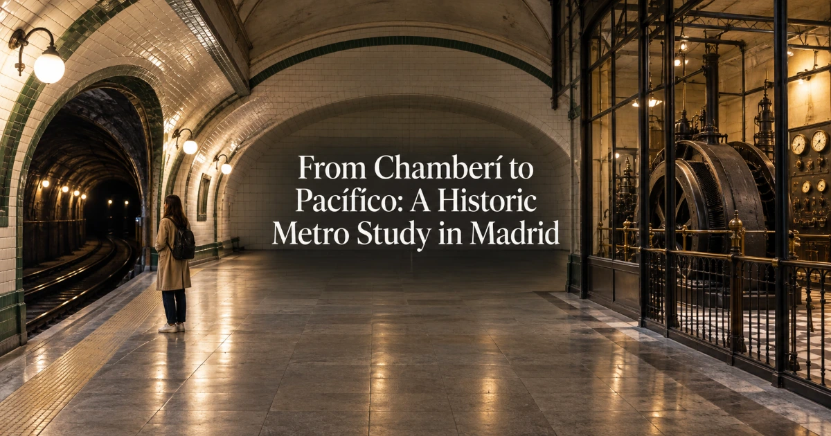Madrid — From Chamberí to Pacífico: A Historic Metro Study in Madrid