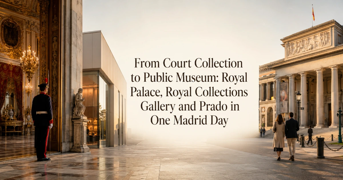 Madrid — From Court Collection to Public Museum: Royal Palace, Royal Collections Gallery and Prado in One Madrid Day